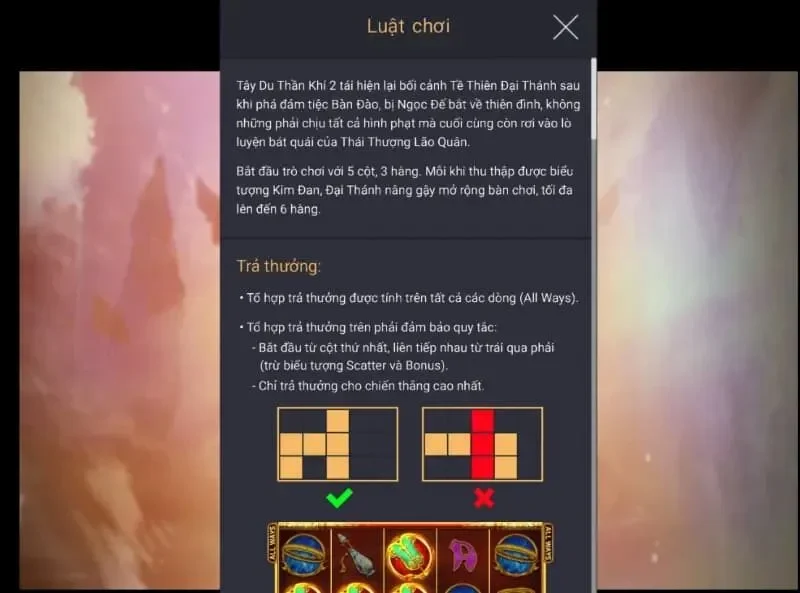 Cách chơi slot Tây Du Thần Khí