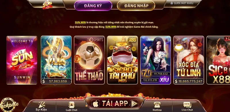 Đăng nhập Sunwin