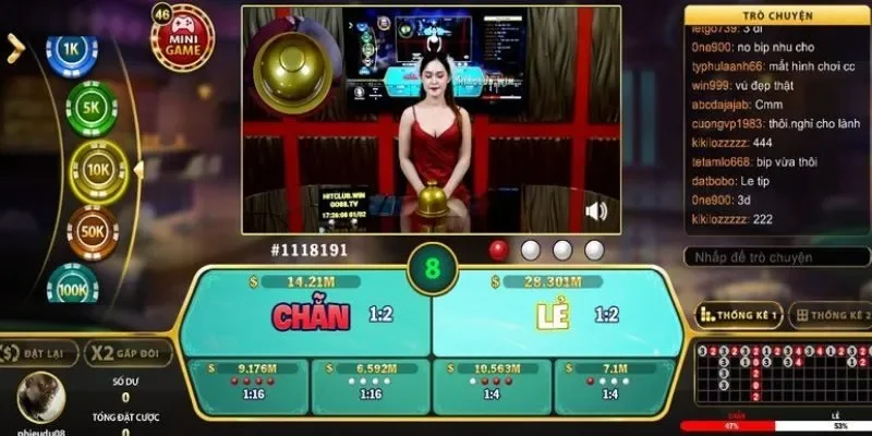 Người chơi có thể tham gia đặt cược với nhiều lựa chọn