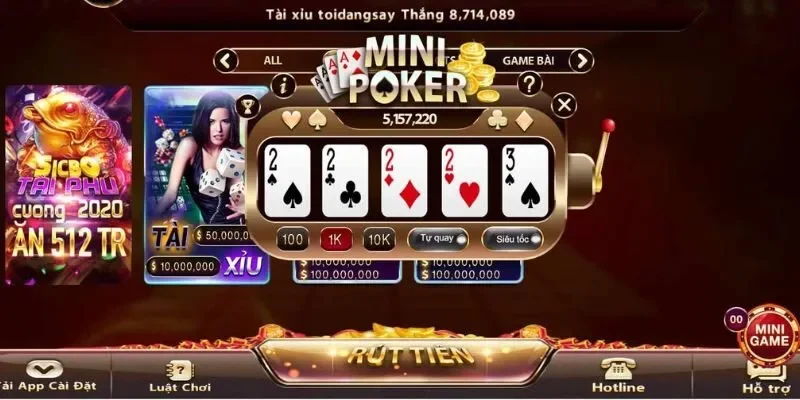 Thế nào là mini game mini Poker