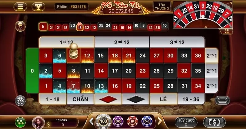 Trải nghiệm Roulette 3D MD5 cực cuốn hút tại Sunwin